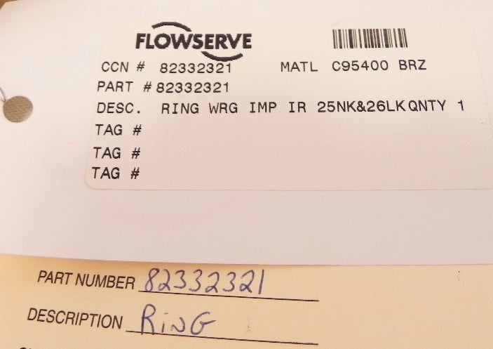 Ingersoll Dresser Wear Ring 82332321 - Advance Operations