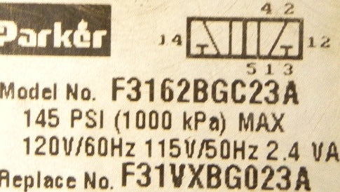 Parker Pneumatic Distributor F3162BGC23A - Advance Operations