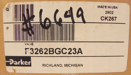 Parker Pneumatic Solenoid Valve 1/4" NPT F3262BGC23A - Advance Operations