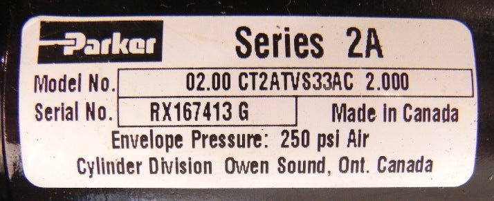 Parker Pneumatic Back-to-Back Cylinders 2" X 28" X 2" - Advance Operations