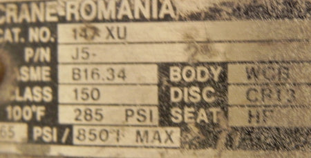 Crane Check Valve 2" 147XU/147 XU - Advance Operations