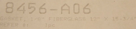 Detroit Stoker Fiberglass Gasket 8456-A06 (Lot of 4) - Advance Operations