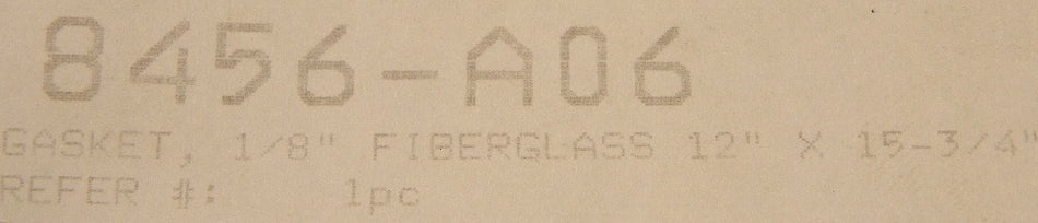 Detroit Stoker Fiberglass Gasket 8456-A06 (Lot of 4) - Advance Operations
