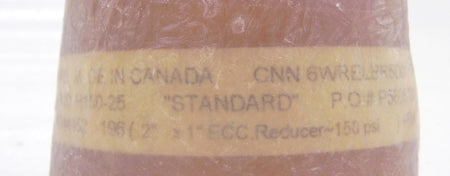 RPS ABCO Fiberglass FRP Eccentric Reducer 2" x 1" - Advance Operations