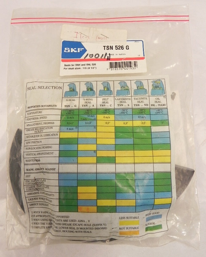 SKF Pillow Block Seal (115mm 4-1/2") TSN 526 G - Advance Operations