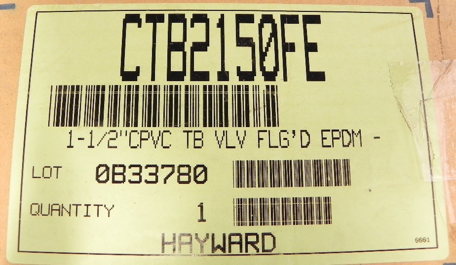 Hayward 1 1/2" Ball Valve CTB2150FE - Advance Operations