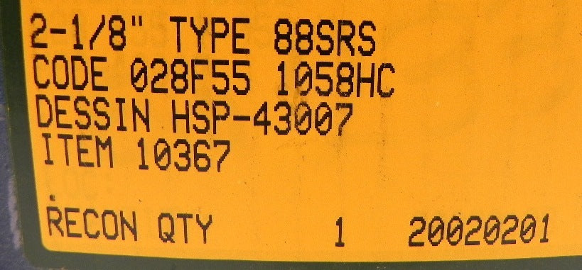 John Crane Mechanical Seal Type 88SRS 2-1/8" - Advance Operations
