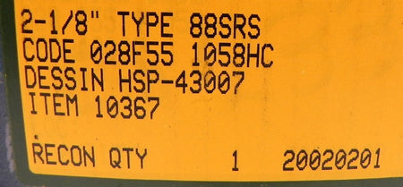 John Crane Mechanical Seal Type 88SRS 2-1/8" - Advance Operations