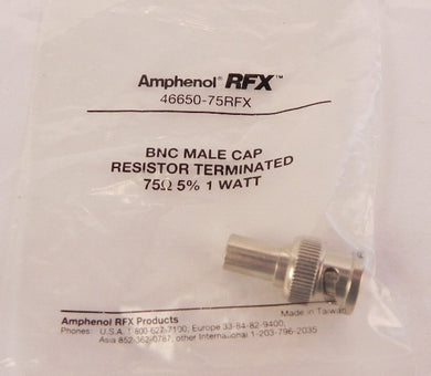 Amphenol BNC Male Cap 46650-75RFX (lot of 29) - Advance Operations