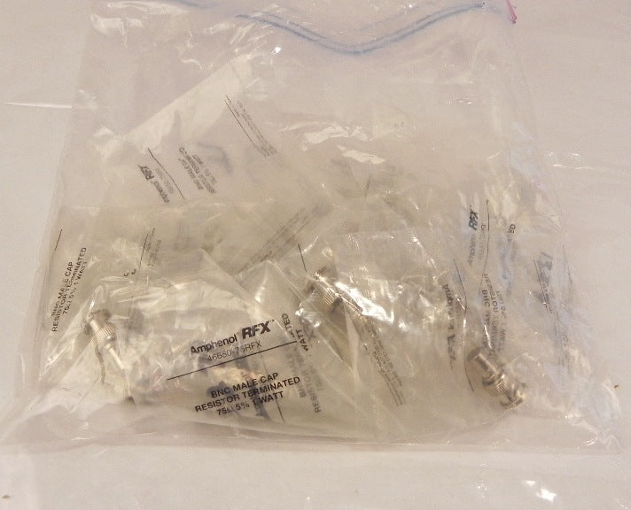 Amphenol BNC Male Cap 46650-75RFX (lot of 29) - Advance Operations