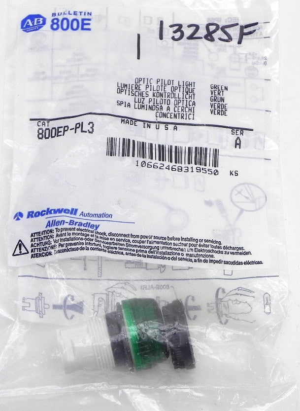 Allen-Bradley Optic Pilot Lamp 800EP-PL3 - Advance Operations