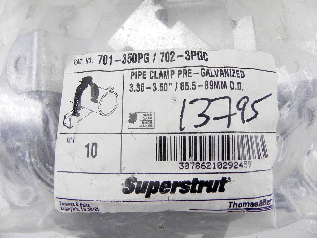 Thomas & Betts Superstrut Pipe Clamp 701-350PG (20) - Advance Operations