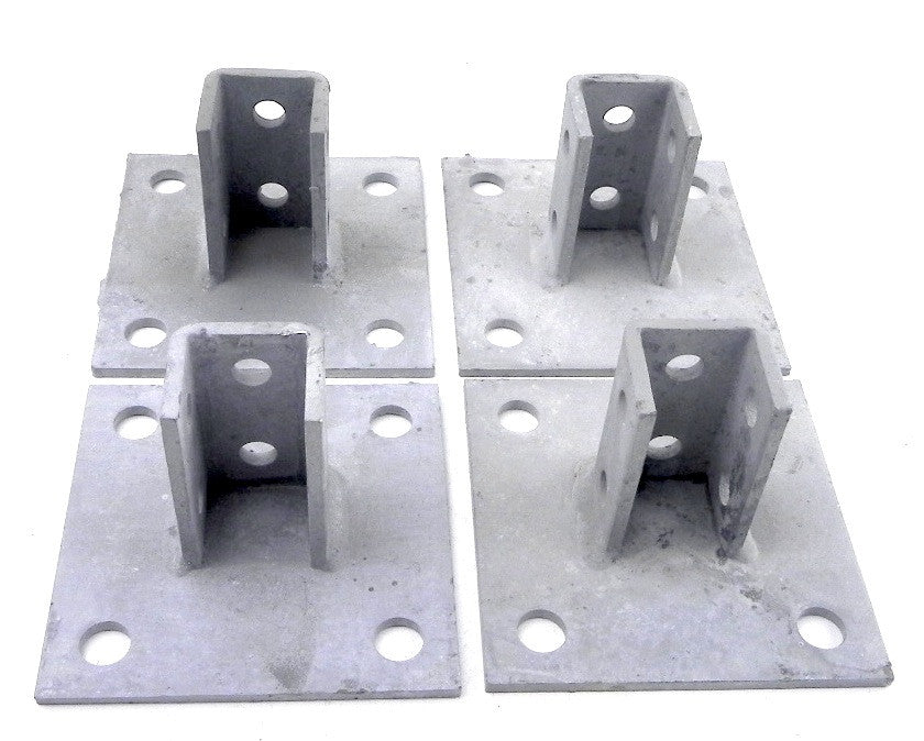 Thomas & Betts Galvanized Post Base AP232SQHDG (4) - Advance Operations