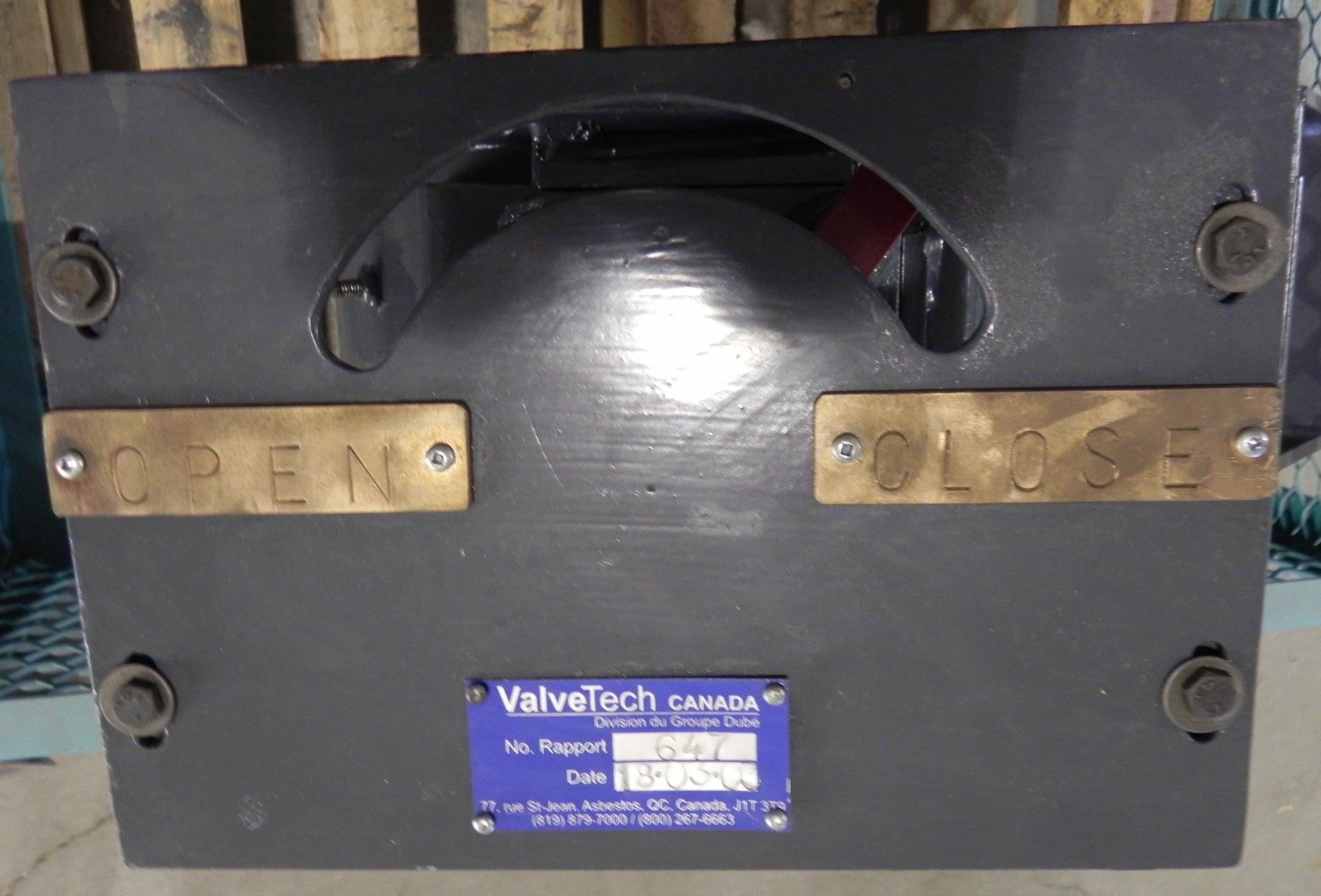 Biothermica Thermal Oxidizer Valve 14" Dia - Advance Operations