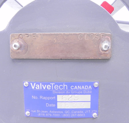 Biothermica Thermal Oxidizer Valve 4" Dia - Advance Operations