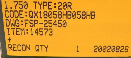 John Crane Mechanical Seal Type 20R 1-3/4" - Advance Operations