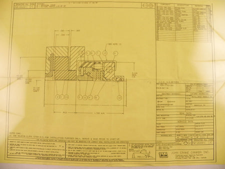 John Crane Mechanical Seal Type 20R 1-3/4" - Advance Operations