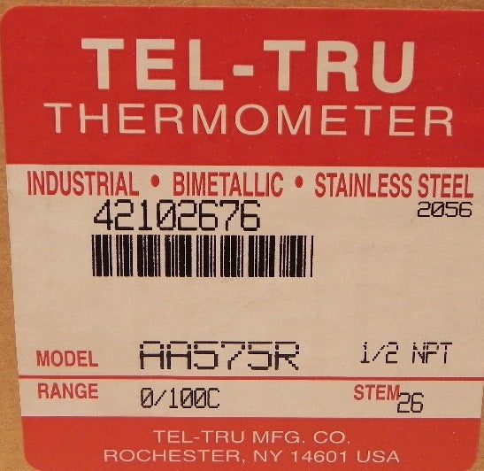 Tel-Tru Thermometer 26" 42102676 - Advance Operations