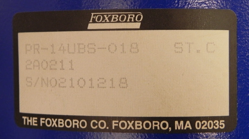 Foxboro Temperature RTD Probe PR-14UBS-018 - Advance Operations
