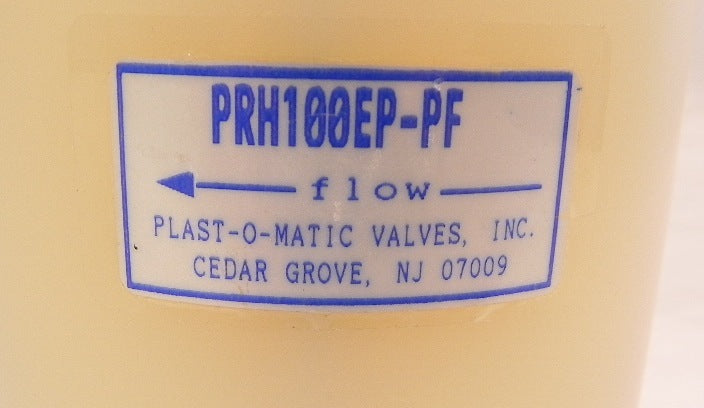 Plast-O-Matic Pressure Regulator PRH100EP-PF - Advance Operations