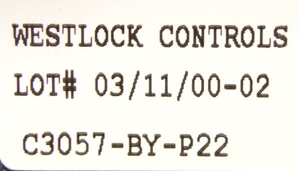 Westlock Valve Position Monitor 3057 / C3057-BY-P22 - Advance Operations