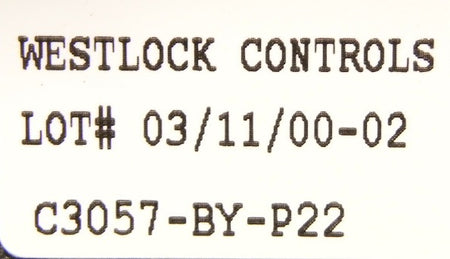Westlock Valve Position Monitor 3057 / C3057-BY-P22 - Advance Operations