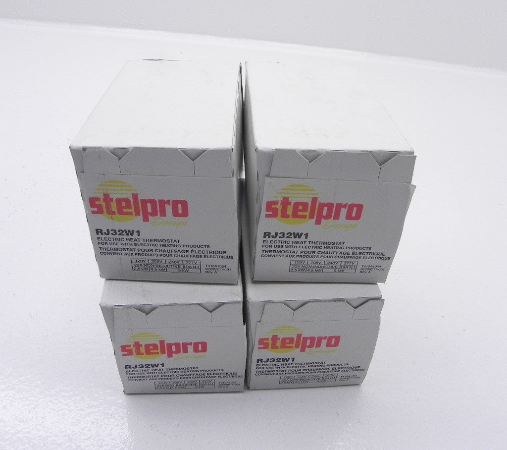 Stelpro (Lot of 4) Electric Heat Thermostat RJ32W1 - Advance Operations