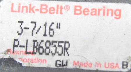 Link-Belt Split Pillow Block Housing P-LB6855R - Advance Operations