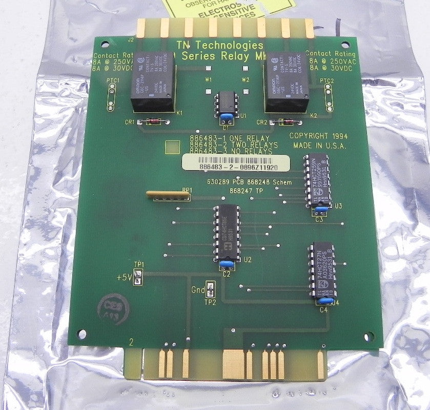 TN Technologies D Series Relay MKII 886483-2 - Advance Operations