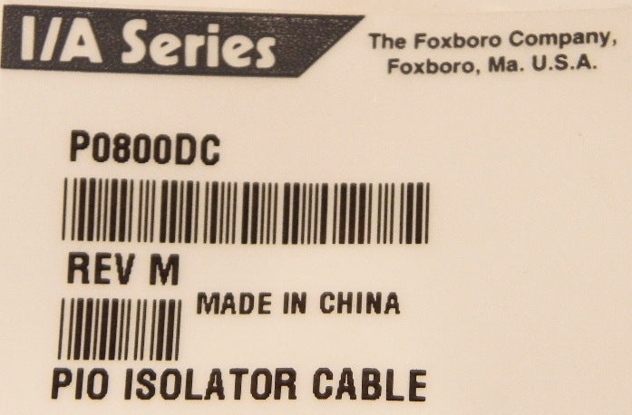 Foxboro PIO Isolator Cable P0800DC Rev M - Advance Operations