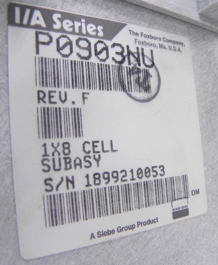Foxboro 1X8 Cell Sub Assy & IPM2 P0903NU + IMP2-P0904HA Power Supply - Advance Operations