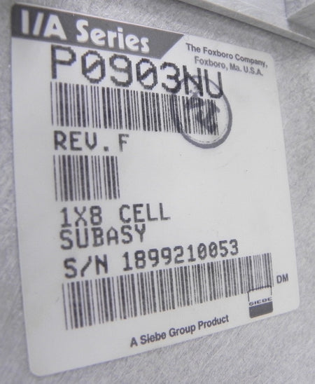 Foxboro 1X8 Cell Sub Assy & IPM2 P0903NU + IMP2-P0904HA Power Supply - Advance Operations