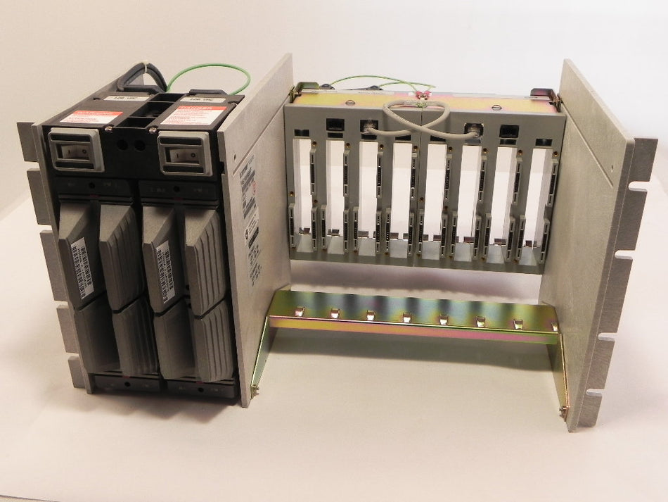 Foxboro Chassis 8 slots  P461000000FF + IPM02 Power Supply P0904HA - Advance Operations