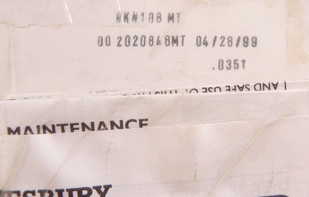 Jamesbury Ball Valve Parts Kit 3/4" RKN108MT - Advance Operations