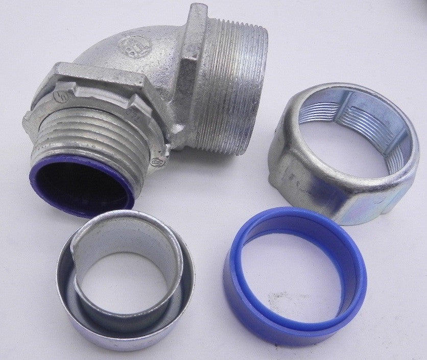 Thomas & Betts 1" Liquidtight Connector 90 deg. 5354 - Advance Operations