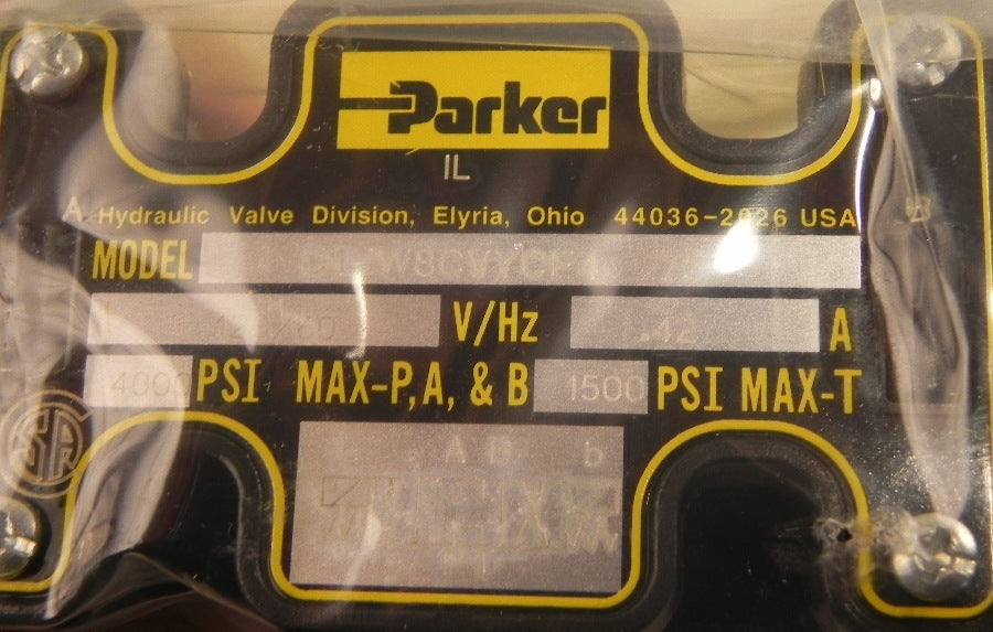 Parker Hydraulic Valve D1VW8CVYCF4 75 - Advance Operations