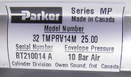 Parker Pneumatic Cylinder TMPRV14M  32mm x 25mm - Advance Operations