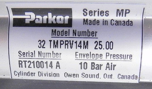 Parker Pneumatic Cylinder TMPRV14M  32mm x 25mm - Advance Operations