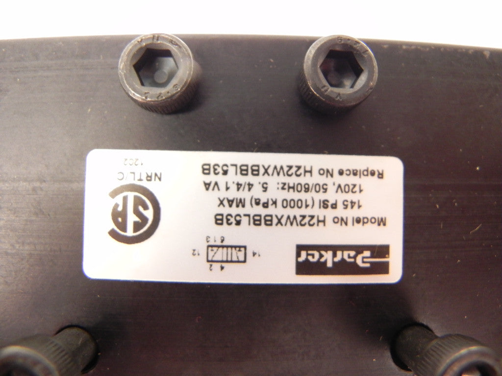 Parker Solenoid Valve H22WXBBL53B - Advance Operations