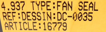 John Crane Mechanical Seal Type Fan Seal DBL 4.937" - Advance Operations