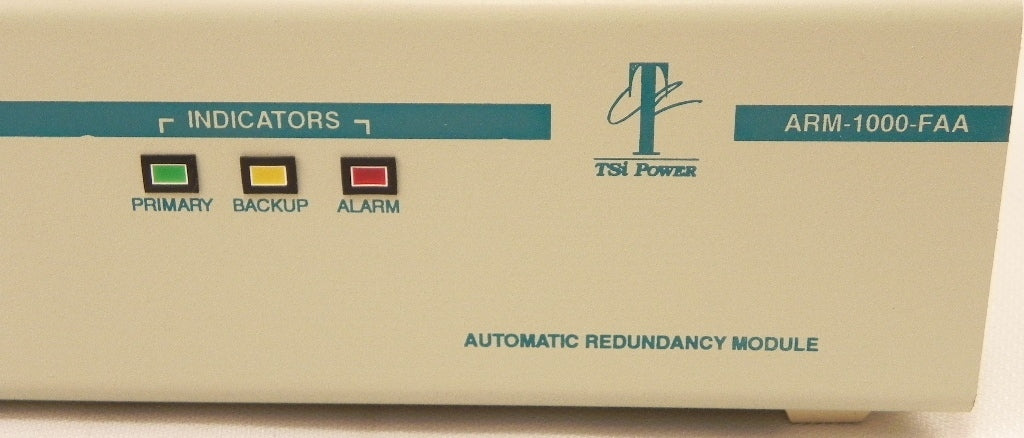 TSI Power Automatic Redundancy Module ARM-1000-FAA - Advance Operations