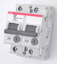 Load image into Gallery viewer, ABB 2 Poles 50 A Circuit Breaker S502-D50 - Advance Operations
