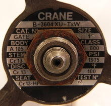 Load image into Gallery viewer, Crane Gate Valve 1&quot; NPT B-3604 XU-TxW - Advance Operations
