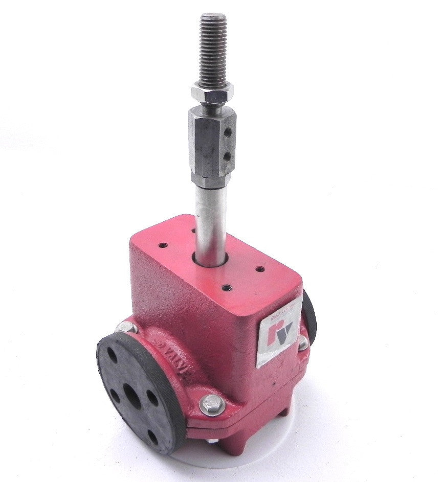 Red Valve Pinch Valve Model 5200 1" x 3/4" EPDM 4" flanged - Advance Operations