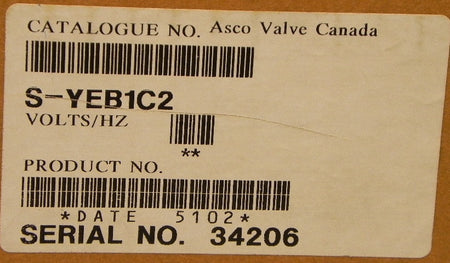 Asco Position Switch S-YEB1C2 - Advance Operations