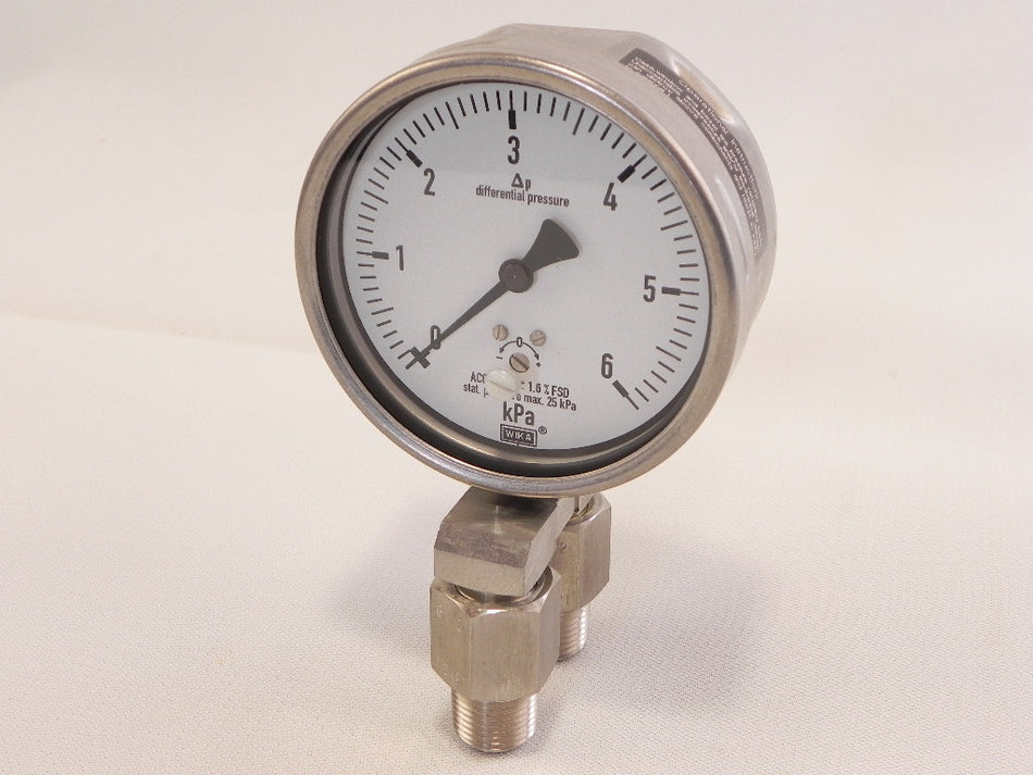 Wika Differential Pressure Gauge 736.11 4" - Advance Operations
