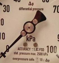 Load image into Gallery viewer, Wika 100 kPa Differential Pressure Gauge + Diaphragm w/ Seals 732.51 / 990.41 2&quot; - Advance Operations
