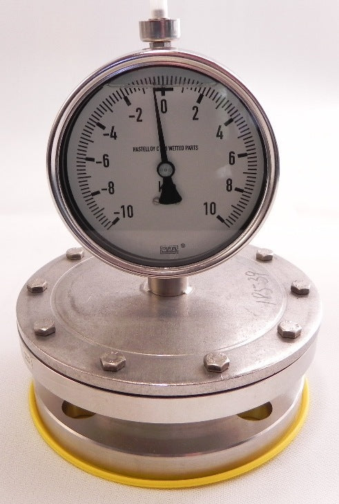 Wika Pressure Gauge w/ Diaphragm 433.50 4" dia - Advance Operations