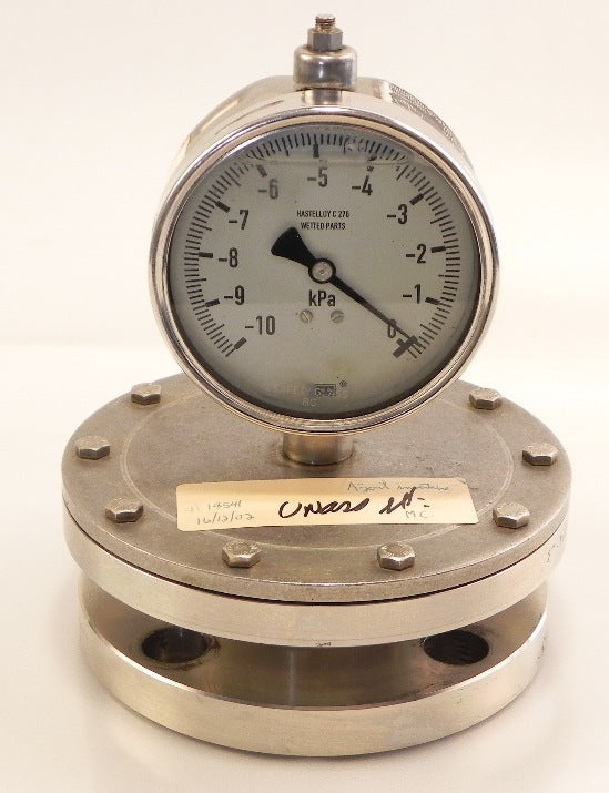 Wika Pressure Gauge w/ Diaphragm 433.50 (-10-0 kPa) - Advance Operations