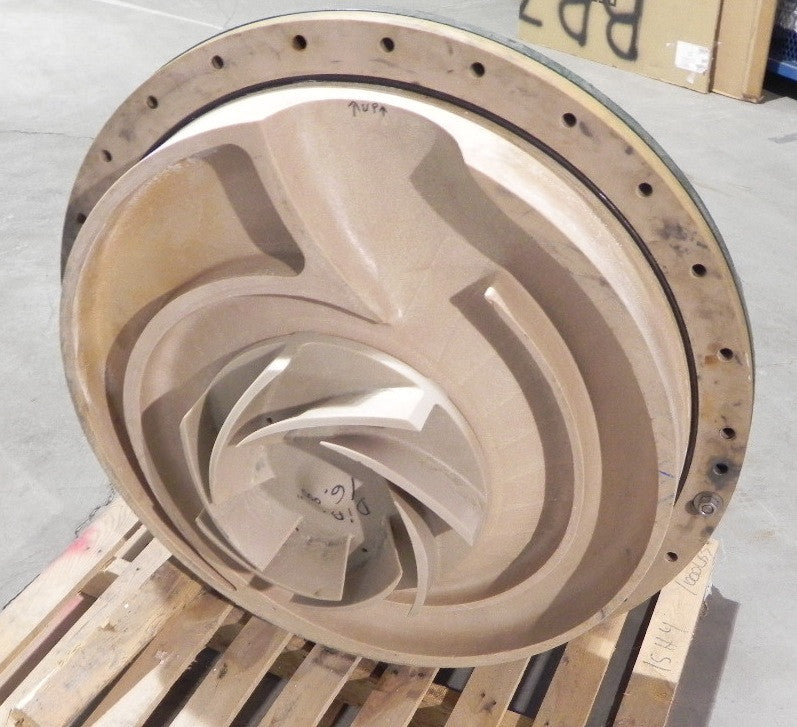 Fybroc Pump Back Assembly 1500 10x12X16 Refurbished - Advance Operations